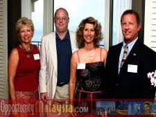 Group Photo of: June Wolfe, Kevin Gale, Paula Haiko and Michael Corbit.From Left to right: June Wolfe, President or South Florida Manufacturers Association, Kevin Gale, Editor of South Florida Business Journal, Paula Haiko and Michael Corbit Executive Director of the Internet coast.