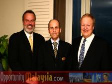 Jim Tarlton, Jacques Roy and Bernhard Schutte.From Left to right: Jim Tarlton, President & CEO of the Broward Alliance, Jacques Roy, General Manager of The Atlantic Hotel, and Bernhard Schutte, Chairman of Asia Committee USA